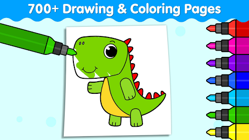 Coloring Games for Kids: Color - Gameplay image of android game