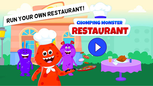 My Monster Town: Restaurant Cooking Games for Kids - Gameplay image of android game
