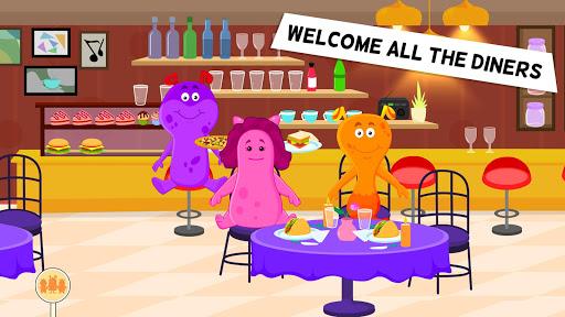 My Monster Town: Restaurant Cooking Games for Kids - Gameplay image of android game