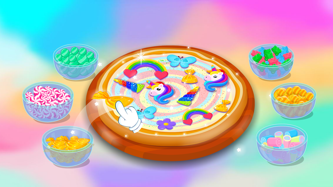 Unicorn Cake Cooking Games ۲-۶ - عکس بازی موبایلی اندروید