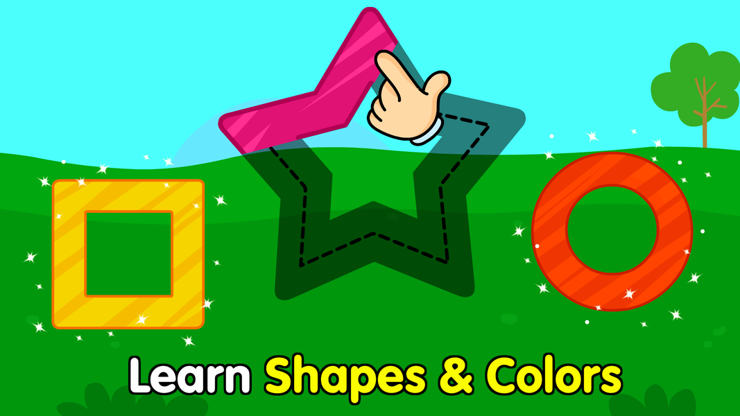 Shapes & Colors Games for Kids - Gameplay image of android game