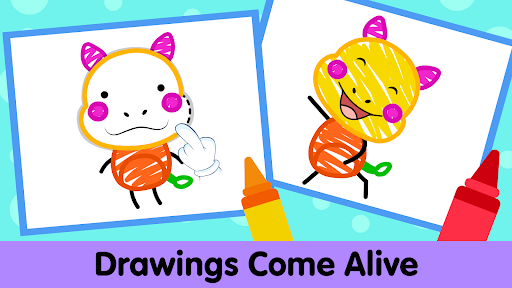 Kids Drawing & Painting Games - عکس بازی موبایلی اندروید