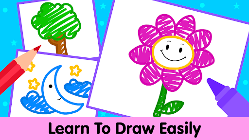 Kids Drawing & Painting Games - عکس بازی موبایلی اندروید