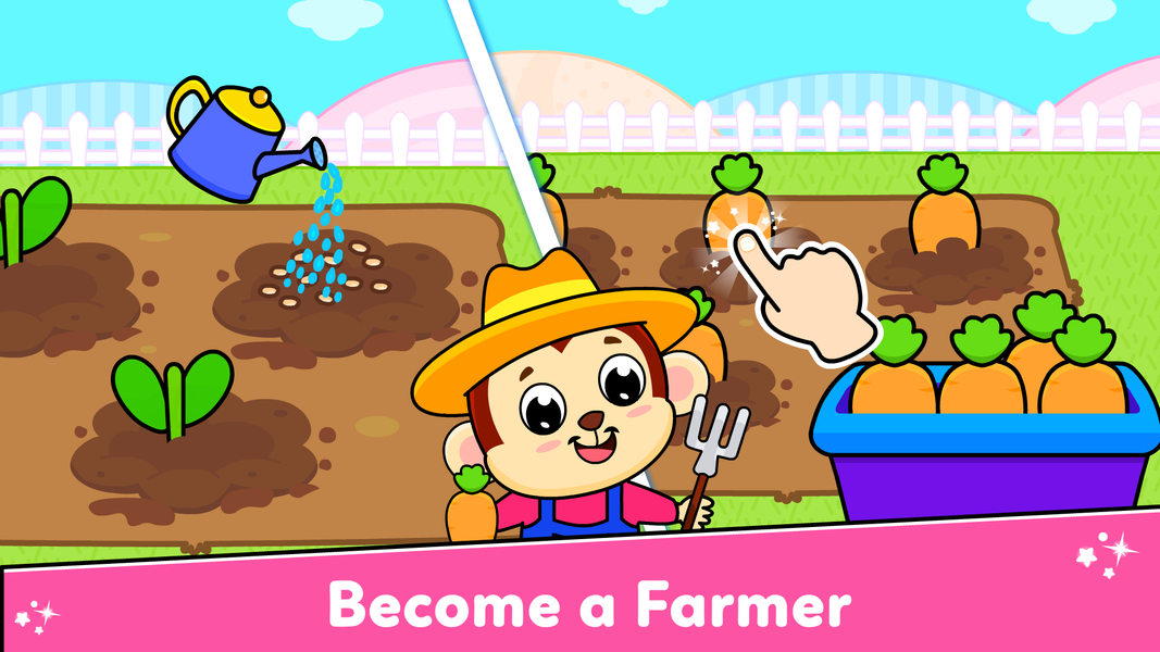 Timpy Kids Animal Farm Games - عکس برنامه موبایلی اندروید