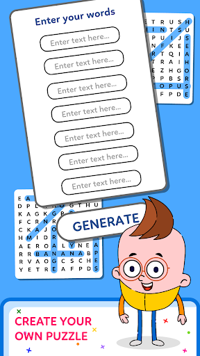 Kids Word Search Games Puzzle - Gameplay image of android game