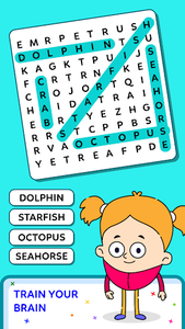 Word Search Puzzle, Word Puzzles, Word Games, Kids Games