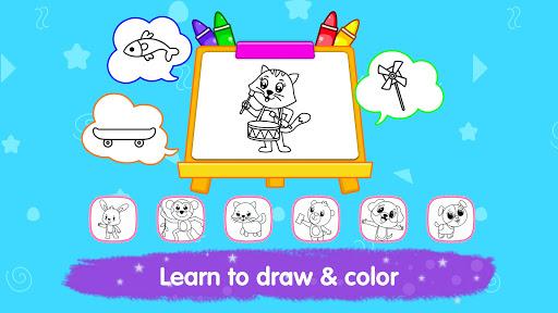 Kids Drawing & Coloring Games - Image screenshot of android app