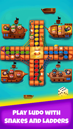 Ludo & Snakes and Ladders Game - Gameplay image of android game