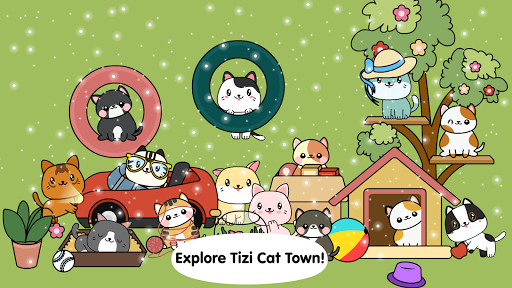 My Cat Town - Tizi Pet Games - Gameplay image of android game