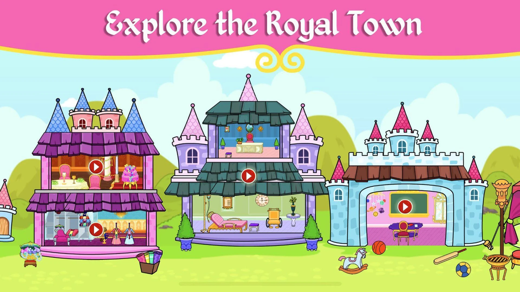 Tizi World Princess Town Games - عکس بازی موبایلی اندروید