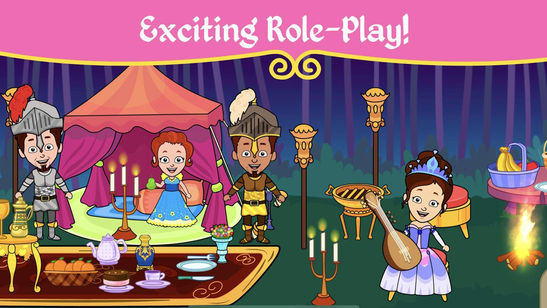 Tizi World Princess Town Games - عکس بازی موبایلی اندروید