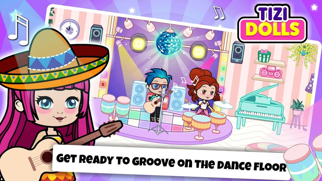 Tizi Doll Town My Avatar Games - Gameplay image of android game