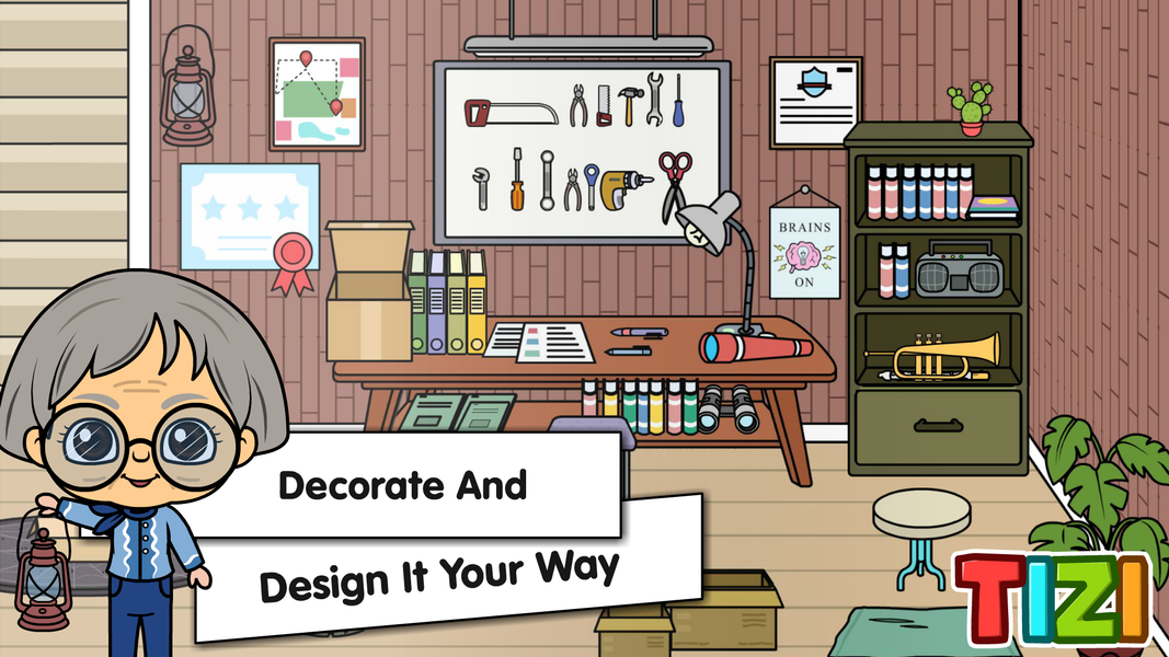 Tizi Town Grandparent's House - Gameplay image of android game