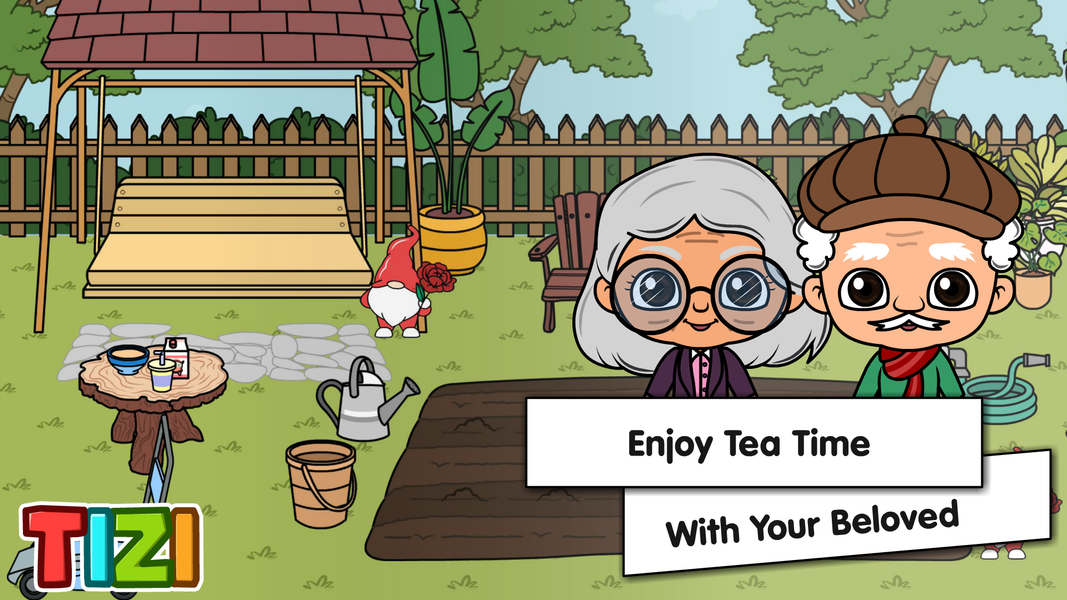 Tizi Town Grandparent's House - Gameplay image of android game