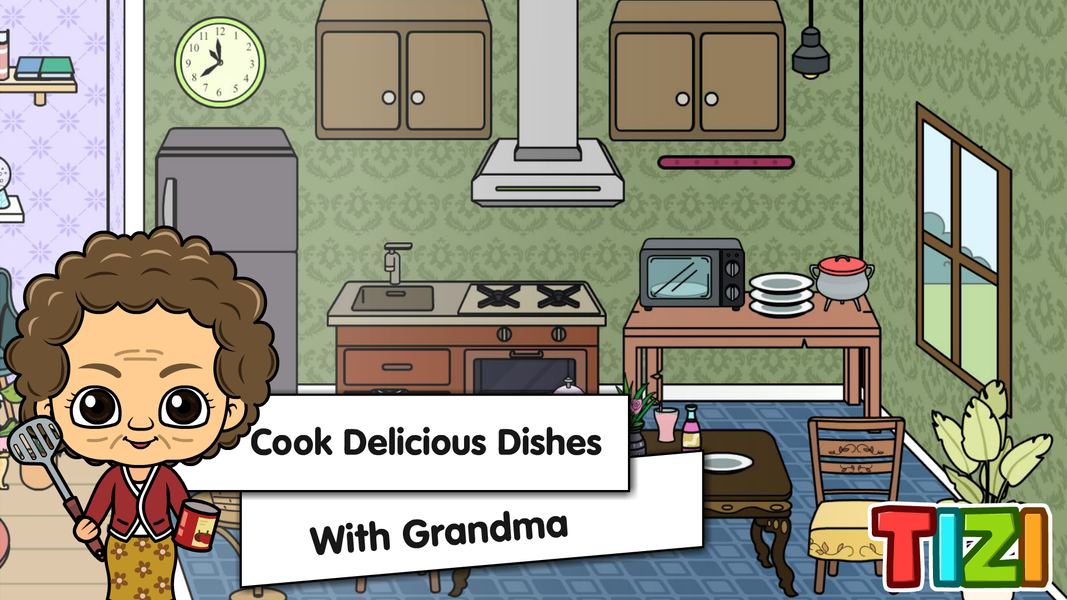 My Tizi Town Grandparents Home - Gameplay image of android game