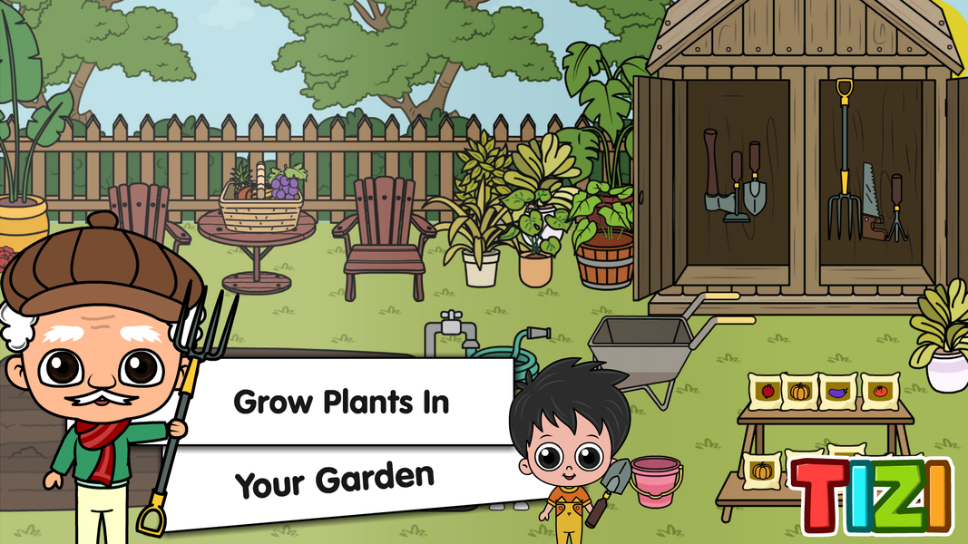 Tizi Town Grandparent's House - Gameplay image of android game