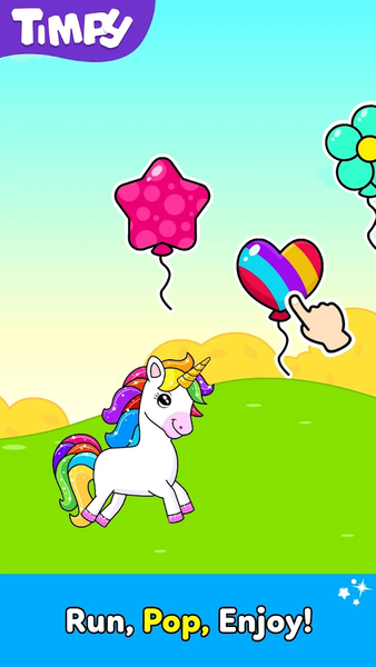 Unicorn Phone for Kids Games - Gameplay image of android game