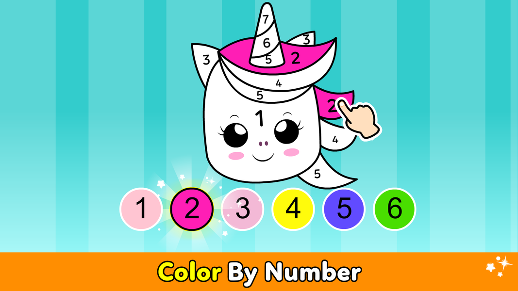 Unicorn Phone for Kids Games - Gameplay image of android game