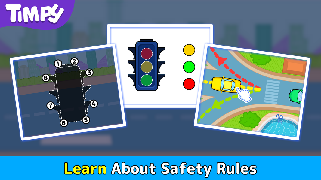 Police Car Games for Kids - عکس بازی موبایلی اندروید