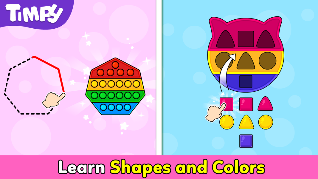 Timpy Pop It: Baby Kids Games - عکس بازی موبایلی اندروید