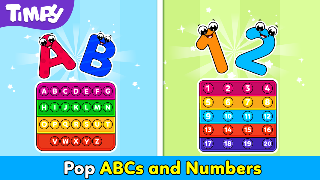 Timpy Pop It: Baby Kids Games - عکس بازی موبایلی اندروید