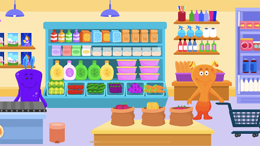 My Monster Town - Supermarket Grocery Store Games - Gameplay image of android game