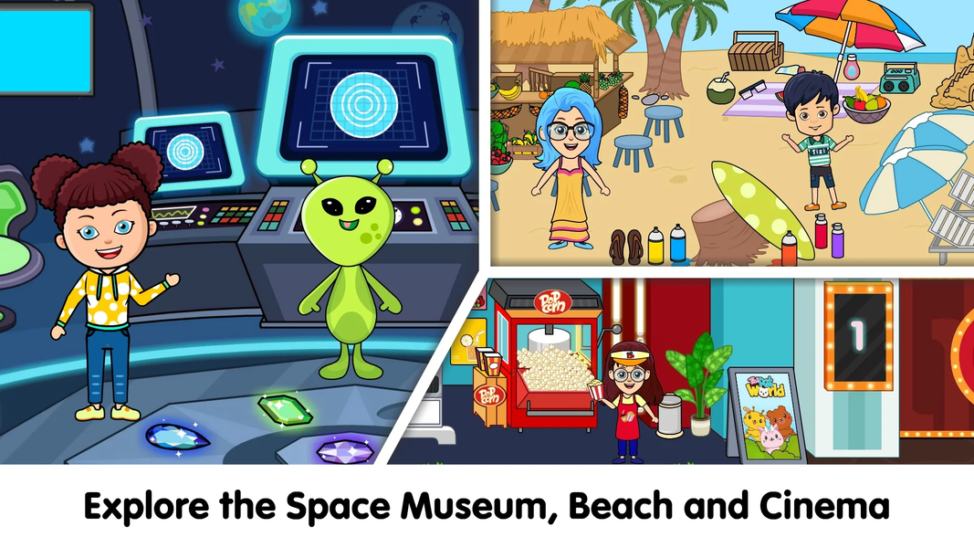 Tizi Avatar Life - World Games - Gameplay image of android game