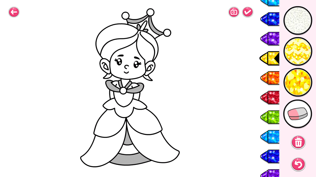 Princess Coloring Book Games - Image screenshot of android app