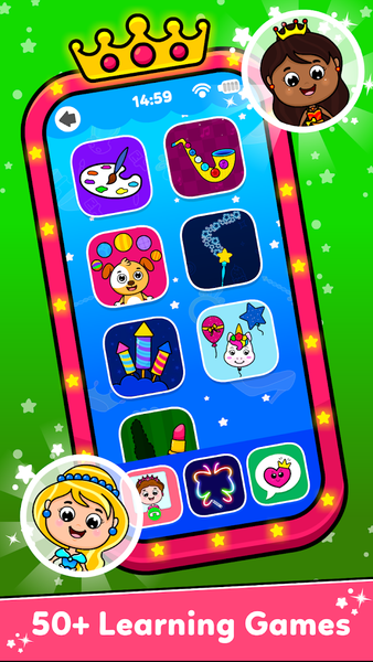 Princess Phone Game For Girls - Gameplay image of android game
