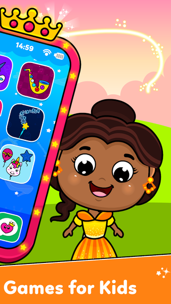 Timpy Baby Princess Phone Game - Gameplay image of android game