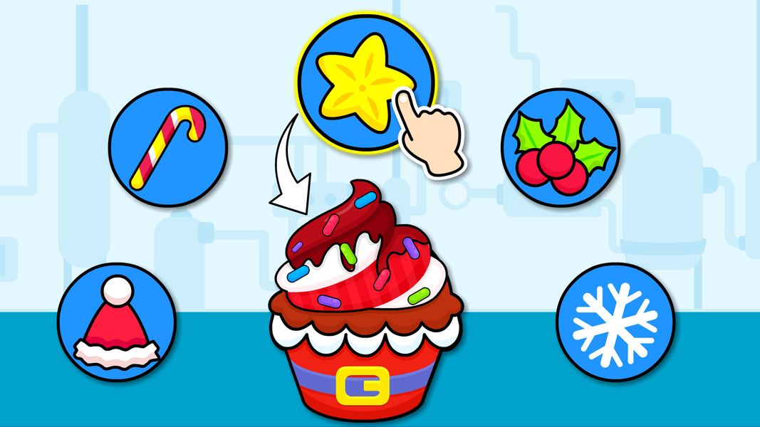 Kids Cake Maker Cooking games - Gameplay image of android game