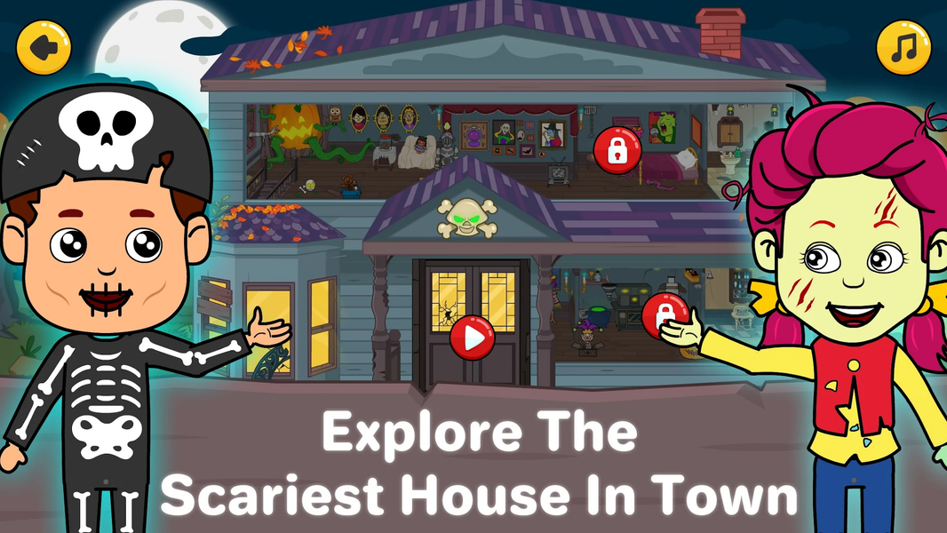 Tizi Town - My Haunted House - Gameplay image of android game