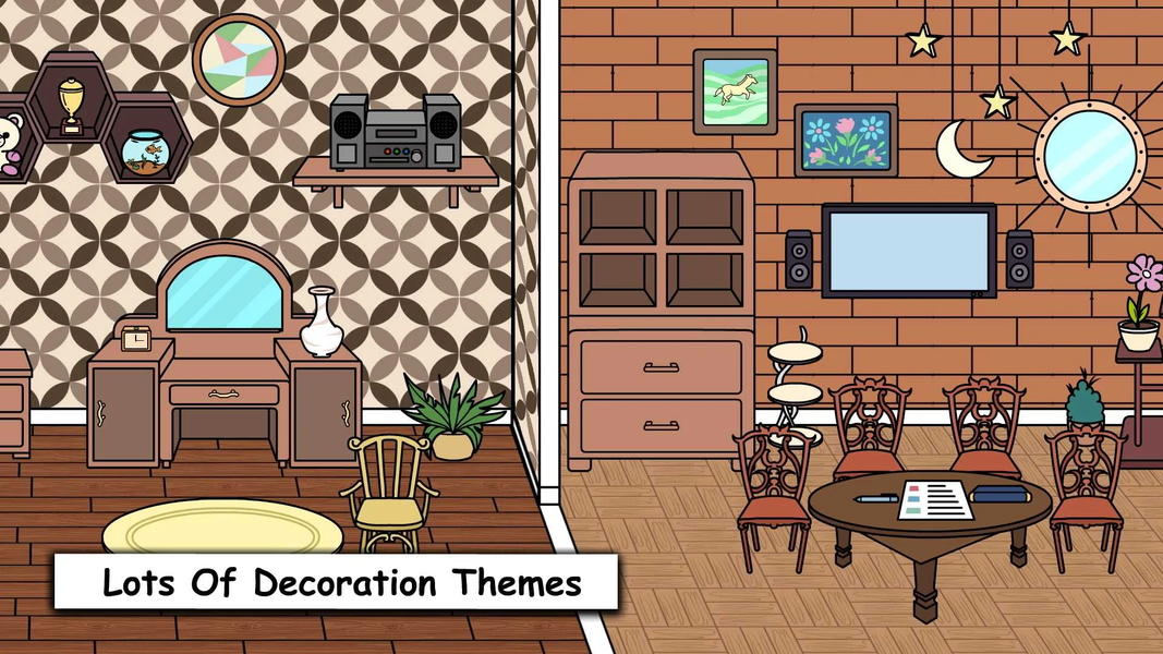 Tizi Princess Home Design Game - Gameplay image of android game