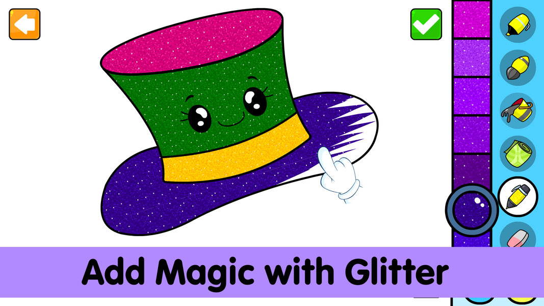 Unicorn Coloring Game For Kids - عکس بازی موبایلی اندروید
