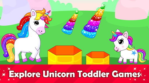 Unicorn Games for 2+ Year Olds - Gameplay image of android game