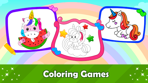 Unicorn Games for 2+ Year Olds - Gameplay image of android game
