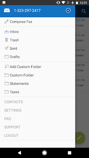 MyFax App-Send & Receive Faxes - عکس برنامه موبایلی اندروید