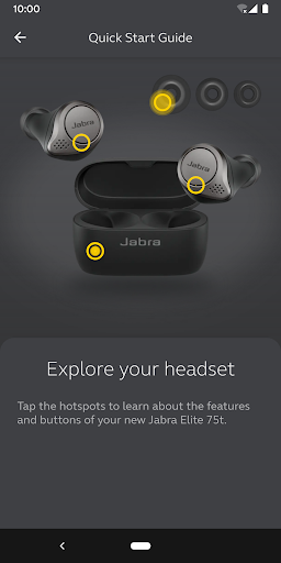 Jabra Sound+ - Image screenshot of android app