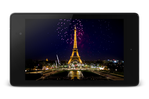 Fireworks in Paris Video Wall - Image screenshot of android app