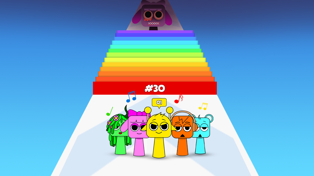 DJ Music Run: Cute & Scary Mix - عکس بازی موبایلی اندروید