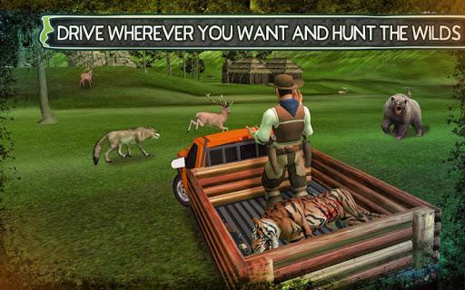 Wild Hunter Safari Jeep Hunting Simulator - Gameplay image of android game