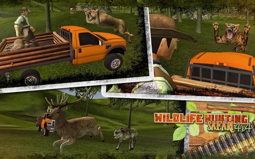 Wild Hunter Safari Jeep Hunting Simulator - Gameplay image of android game