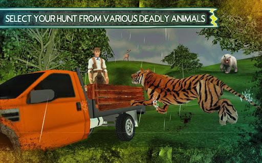 Wild Hunter Safari Jeep Hunting Simulator - Gameplay image of android game