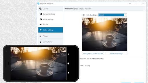 Iriun 4K Webcam for PC and Mac - Image screenshot of android app