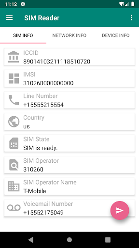 SIM Reader - عکس برنامه موبایلی اندروید