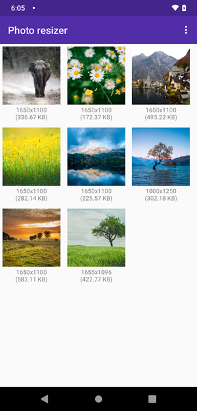 Photo resize - عکس برنامه موبایلی اندروید