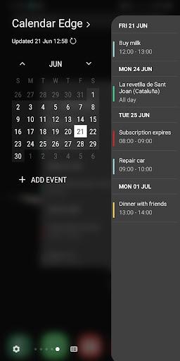 Calendar Events: Widget & Edge - عکس برنامه موبایلی اندروید