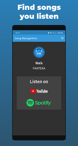 Song Recognition & Detector - - Image screenshot of android app