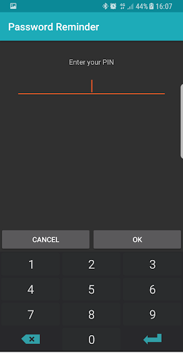 Password Reminder (Master PIN) - عکس برنامه موبایلی اندروید