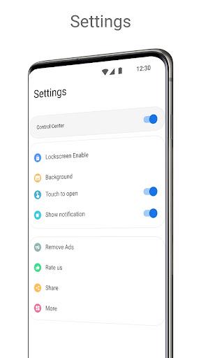 Control Center Android ۱۲ Styl - عکس برنامه موبایلی اندروید